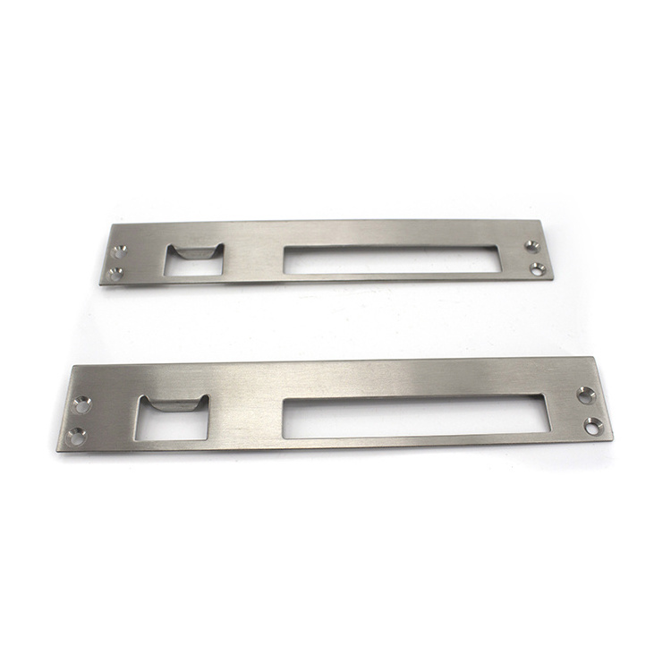 Hardware wholesale Entry Security Stainless Steel Latch Strike plate