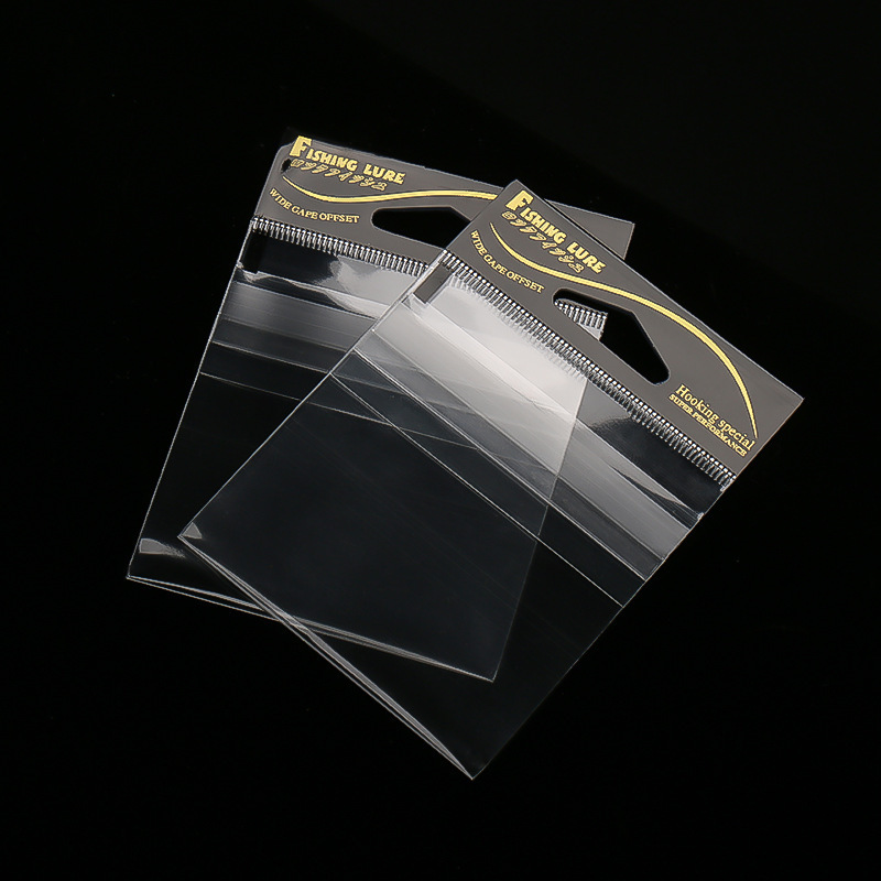 Custom Printed OPP Self Adhesive Bags Mobile phone case Opp clear packaging transparent with logo plastic