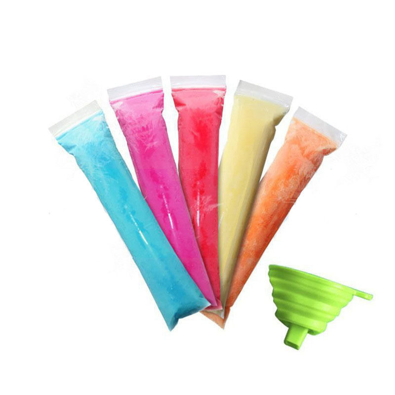 Custom Printed Pop Popsicle Packaging Bag Back Sealing Foil Plastic Ice Cream Wrapper Ice Popsicle Frozen Food Packaging