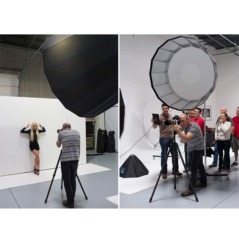 70/90/120cm quick loading Deep Parabolic Umbrella Softbox for Commercial Studio Flash Portrait Product Photography