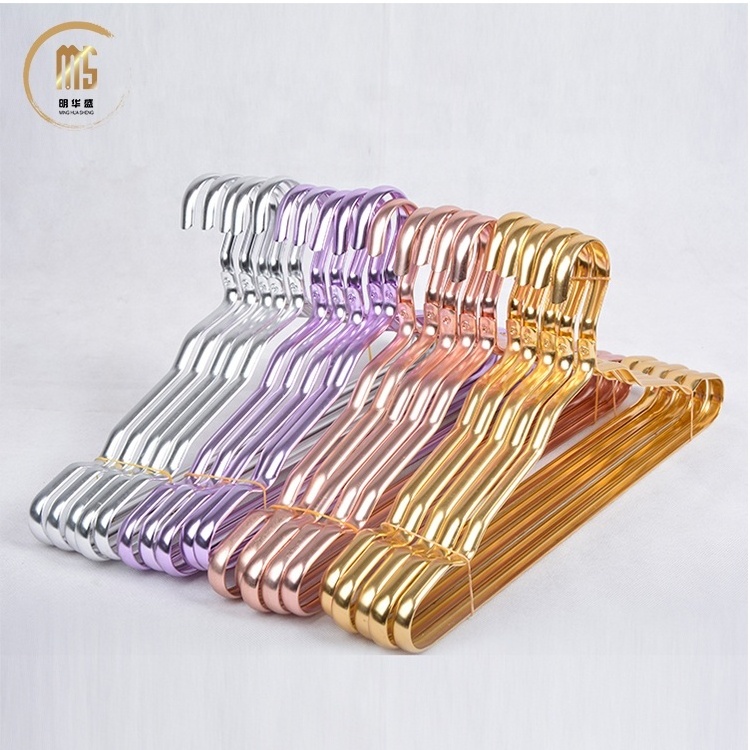 Heavy Duty Aluminum Alloy Coat Suit Clothes Clothing Hangers For Closet Storage Rack