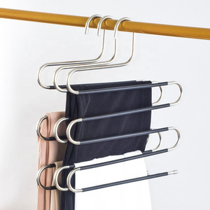 S Shape Hanger 5 Layers S Hangers Closet Magic Space Saver