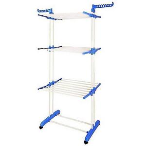 3 layers clothes display rack coat stand with storage display rack for baby towel, baby clothes