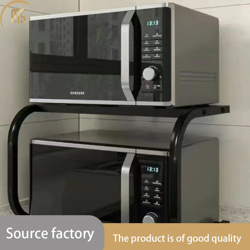 Counter-top floor-to-ceiling kitchen microwave oven storage shelf home oven electric cooker air fryer storage shelf