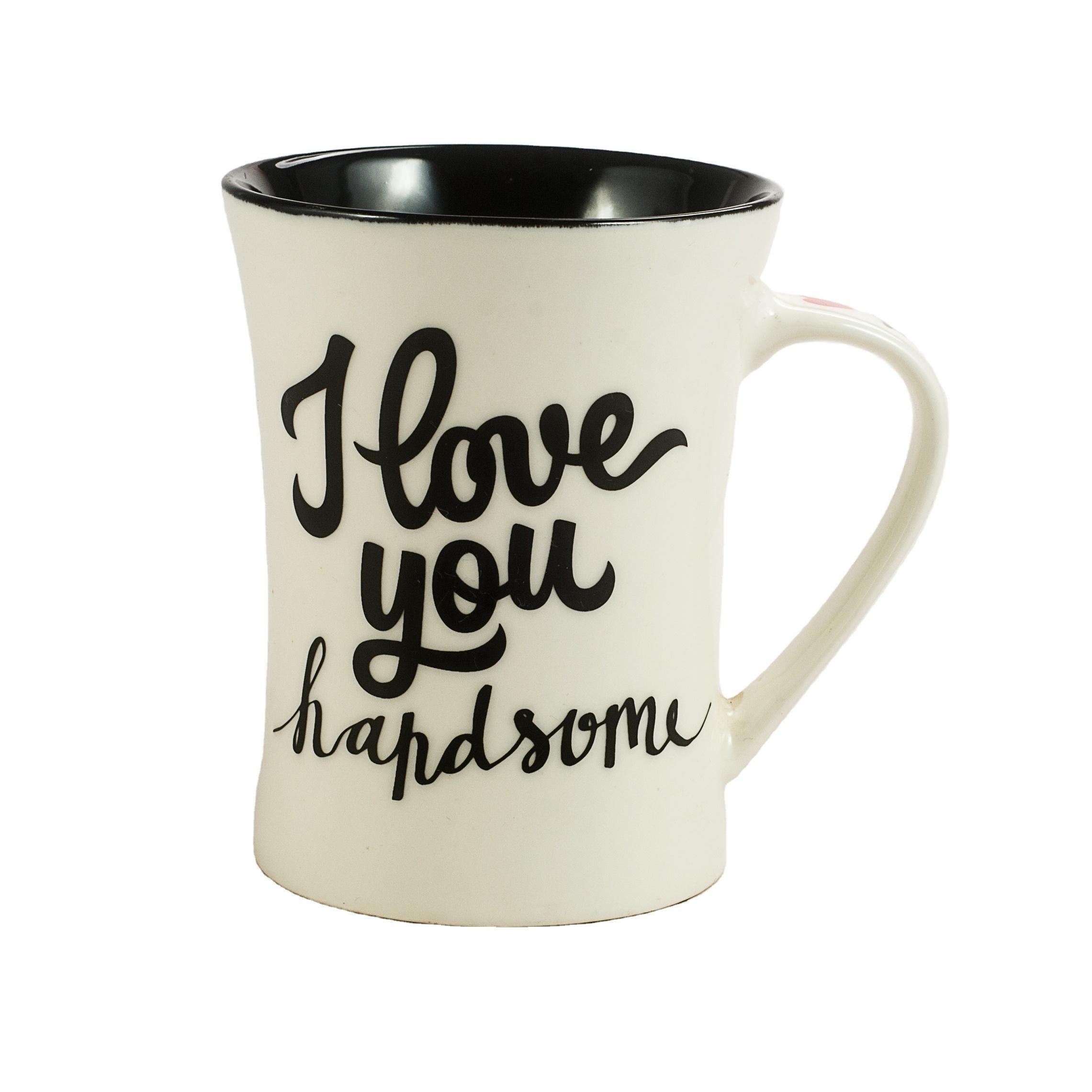 Custom mustache ceramic couple coffee mug set wedding favors mugs souvenir mr and mrs love cup gifts color inside