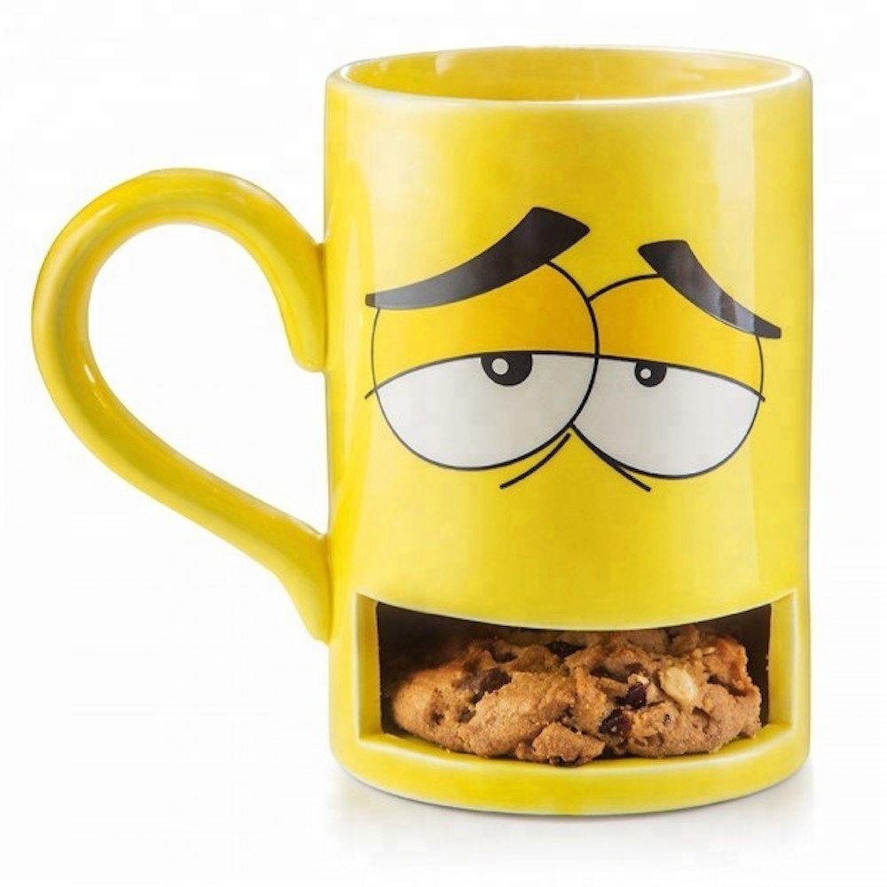 Monster Face Tea Coffee Milk Mug Cup OEM Personalized Tazas Ceramic Drinkware Coffee Mug,milk Mugs Personality Customized Color