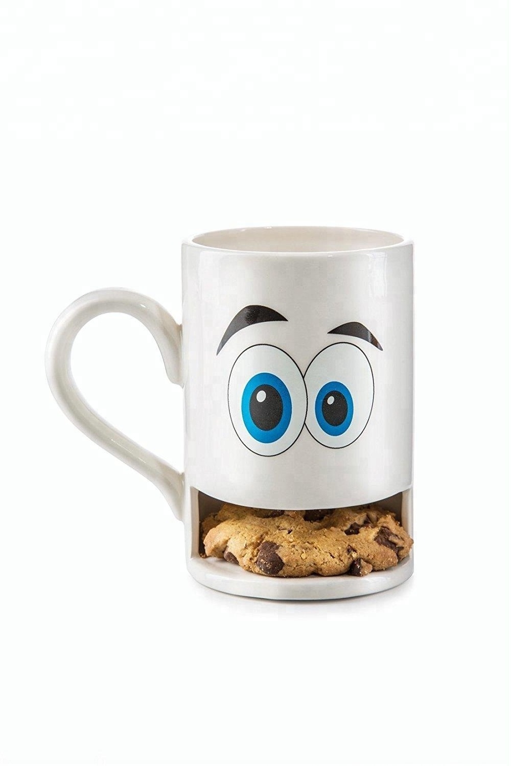 Monster Face Tea Coffee Milk Mug Cup OEM Personalized Tazas Ceramic Drinkware Coffee Mug,milk Mugs Personality Customized Color