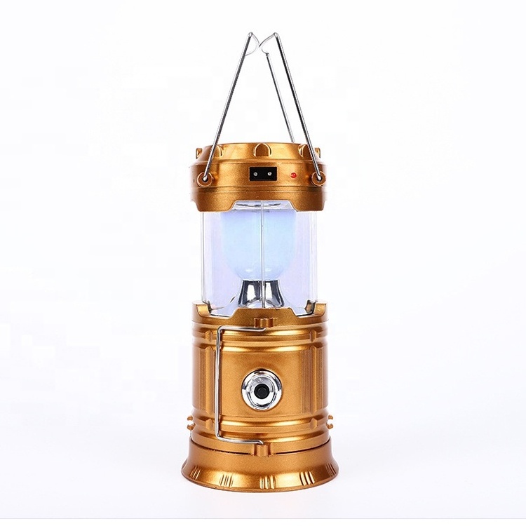 Hot sale camping lamp portable led latern handle solar camping lamp emergency night light