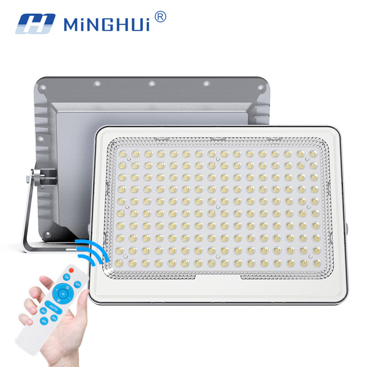 High Quality 5 Years Warranty LED Solar Flood Light 50W 100W 200W 300W 400W 500W Outdoor Solar Floodlight with Remote Controller