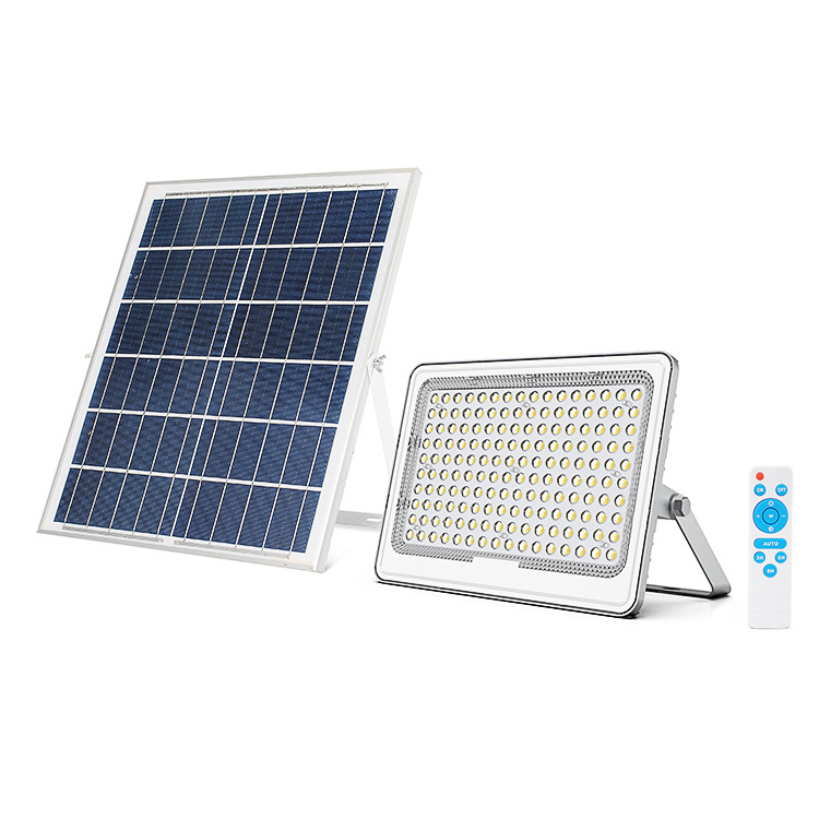 High Quality 5 Years Warranty LED Solar Flood Light 50W 100W 200W 300W 400W 500W Outdoor Solar Floodlight with Remote Controller