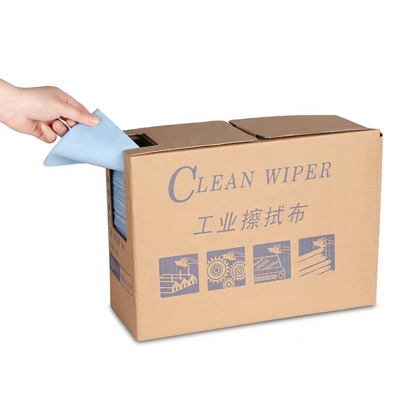 Absorbent Industrial Hand Cleaning Disposable Multipurpose Embossed Wiping Paper