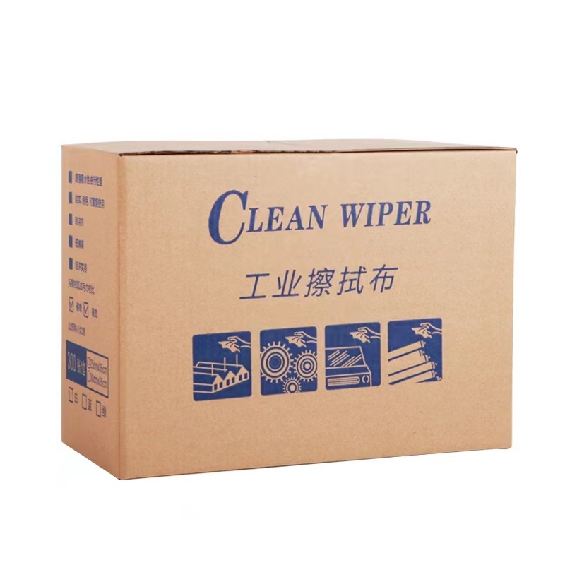 Cellulose Nonwoven Lint Free Spunlace Wiper  Woodpulp Cleanroom Wiper Paper Roll For Food Industrial