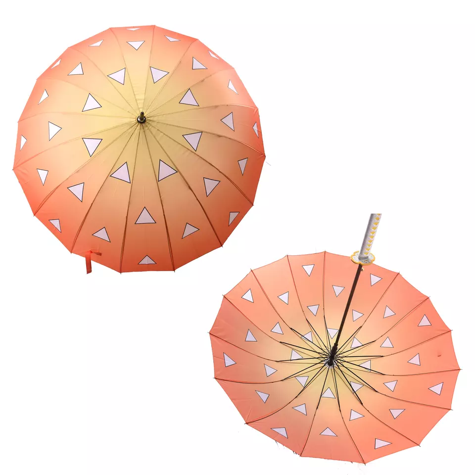 Demon Slayer Agatsuma Zen'itsu Anime Umbrella for cosplay new