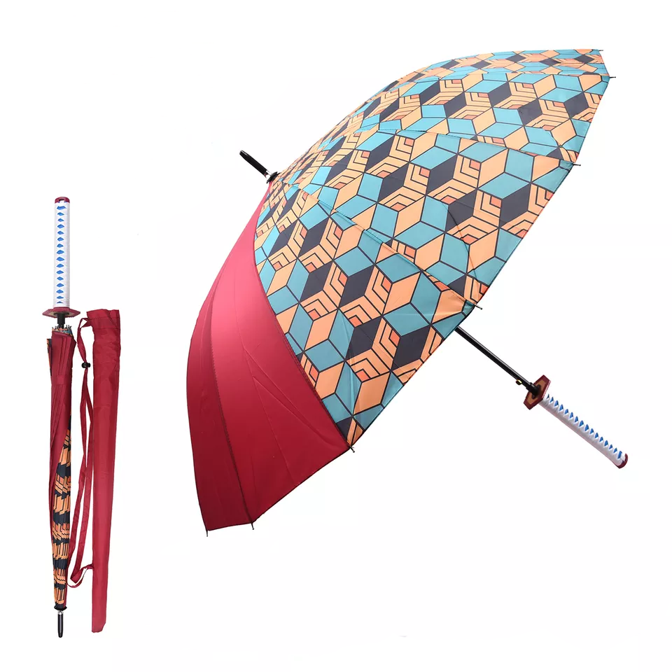 Demon Slayer Tomioka Giyuu Anime Umbrella for cosplay new