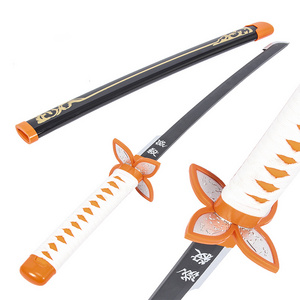 Ming Hu Demon Slayer Anime Sword Black Butterfly Ninja katana toys Wooden Sword