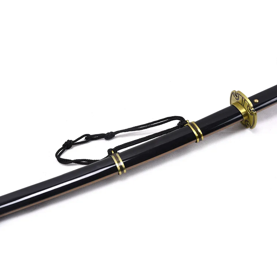 Minghu Animation Touken Ranbu Online black wooden bamboo blade cosplay sword toy swords