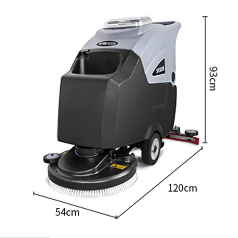 Portable floor equipment dryer washing battery operated floor scrubber machine