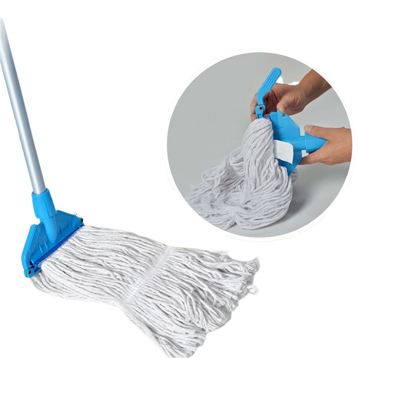 Professional cleaning floor tool wet cotton flat mop floor dusting waxing mop for hotel