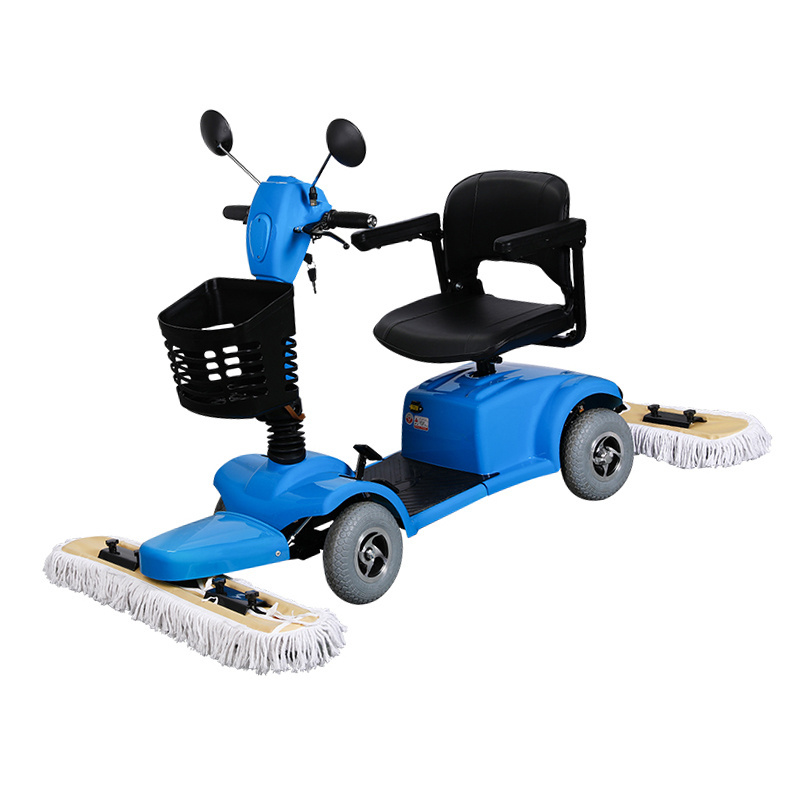 Low mop mobility ride-on dust scooter mop floor tile cleaning machine for cleaning the floor