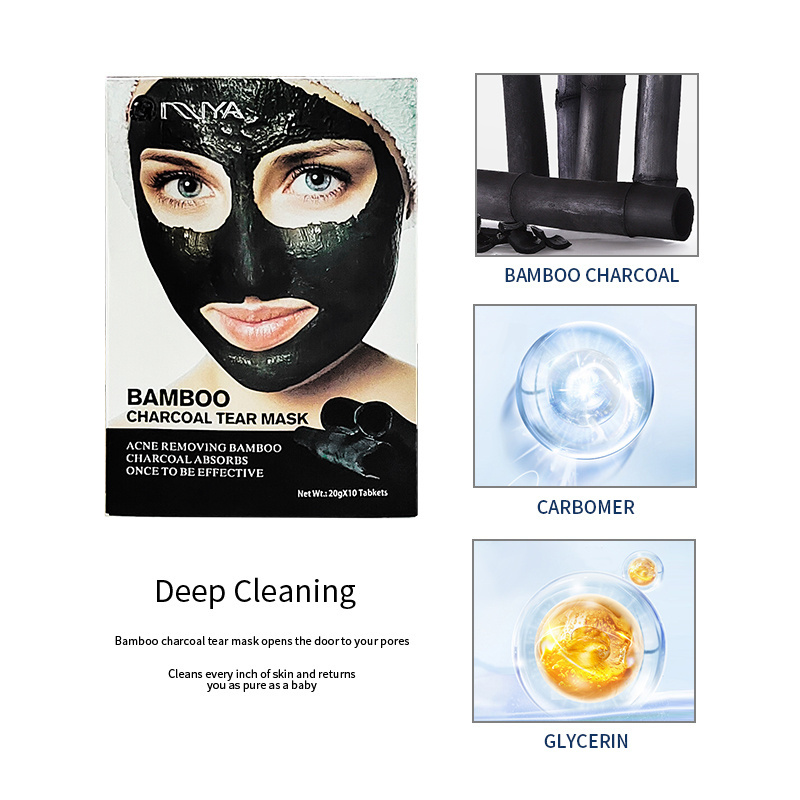 Blackhead Remover Face Nose Mask Pore Strip Black Mask Peeling Acne Treatment Deep Cleansing Mask Oil Control Skin Care