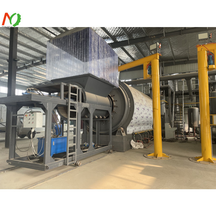 Batch Type Plastics Oil Sludge Tire Pyrolysis Plant To Get Recycling Pyrolysis Oil Machine