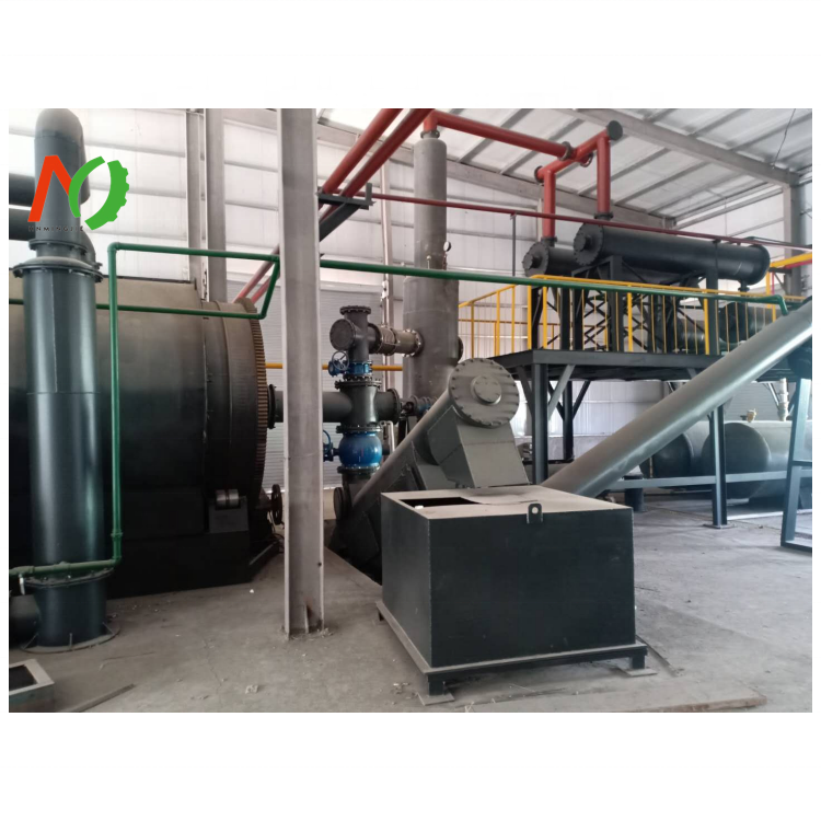 Mingjie 15ton Automatic Semi Continuous Scrap Rubber Tyre Pyrolysis To Oil Equipment