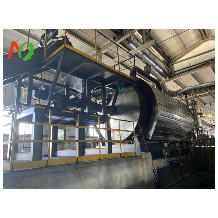 Mingjie 15ton Automatic Semi Continuous Scrap Rubber Tyre Pyrolysis To Oil Equipment