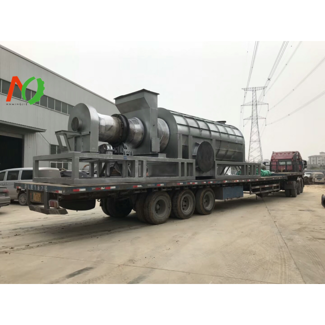 Wood Sawdust Carbonization Furnace Wood Charcoal Carbonization Horizontal Carbonization Furnace with Customized Material