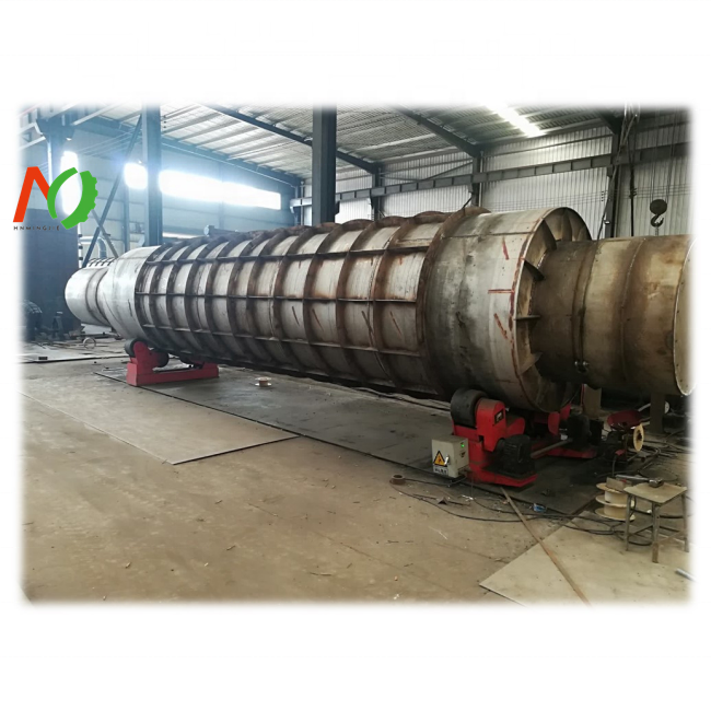 coconut shell charcoal biochar machine with obvious energy saving continuous rotary carbonization furnace