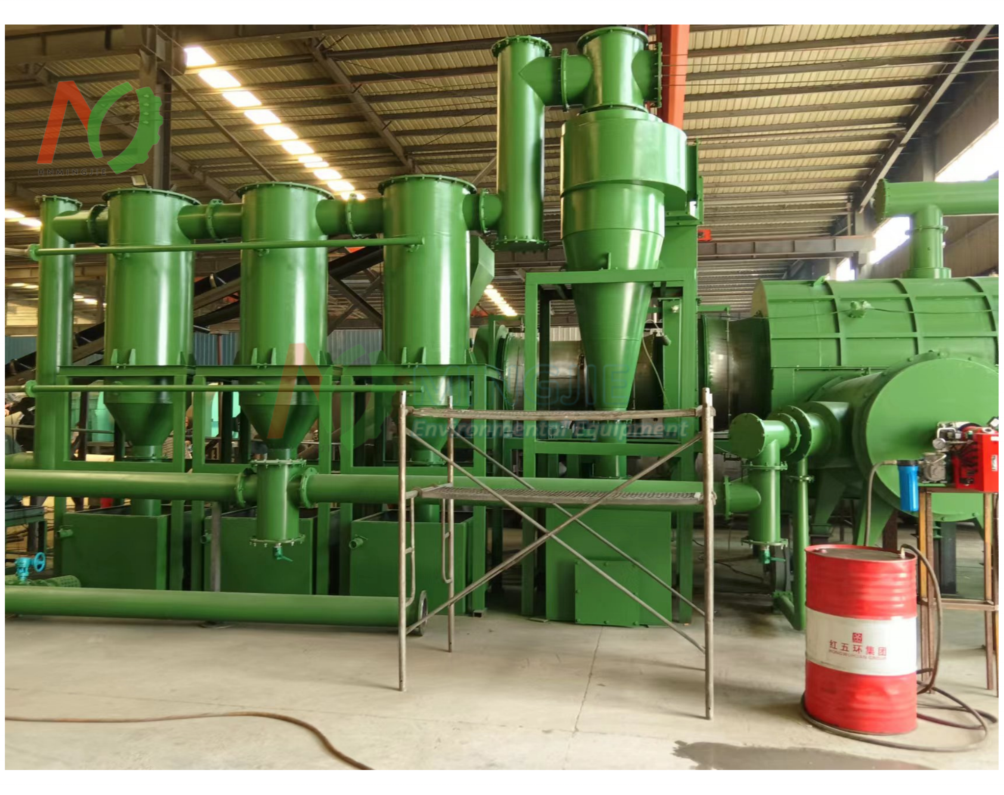 Smokeless Biomass Charcoal Pyrolysis Carbonization Furnace wood pyrolysis machine Charcoal Making Machine