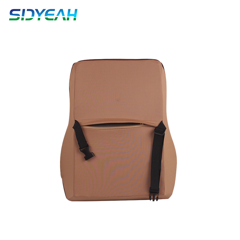 Supply all kinds of adult car seat cushion memory foam filling black color, bamboo fiber for back Magic Pillow