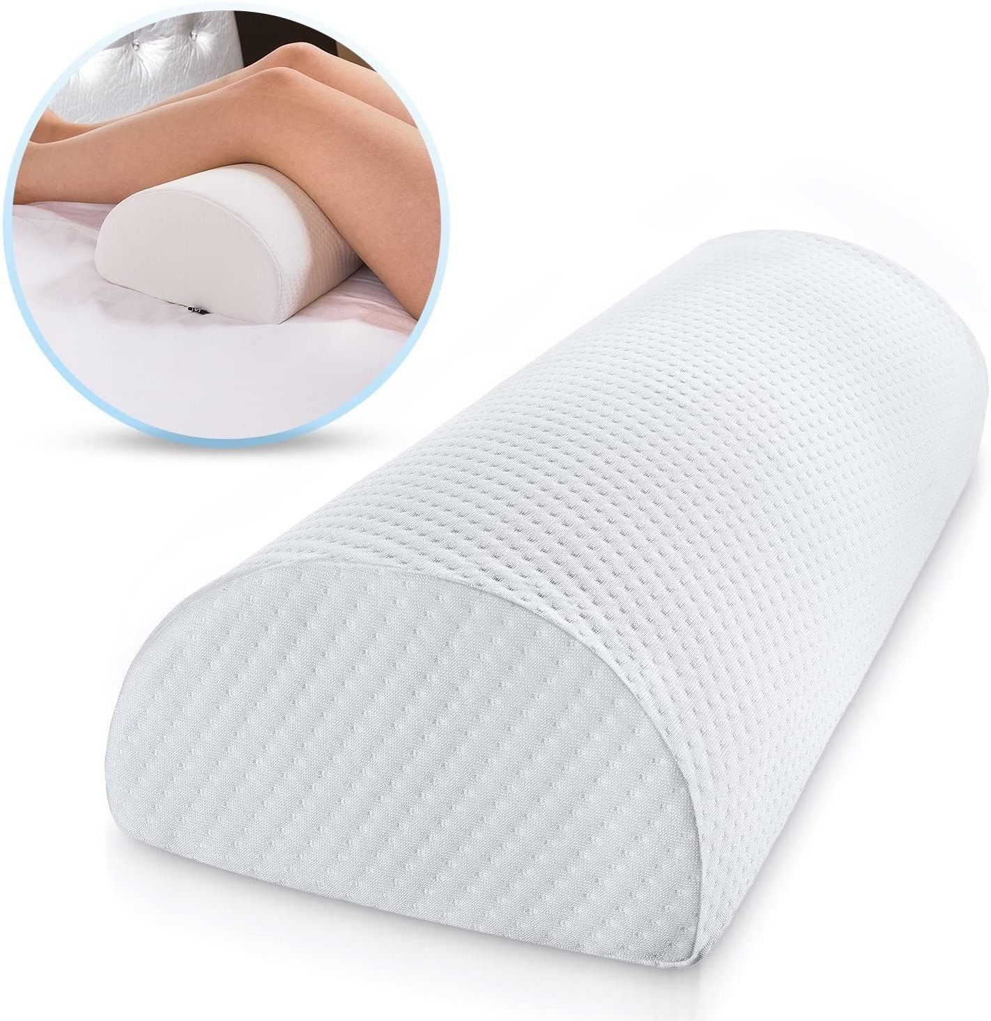 Semi-Roll Pillow,Half moon memory foam pillow/cushion