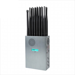 Portable 24-Antenna Cellphone Signal isolator Detector 2G 3G 4G 5G GPS LOJACK VHF UHF WiFi2.4G  interference Antennas Repeaters