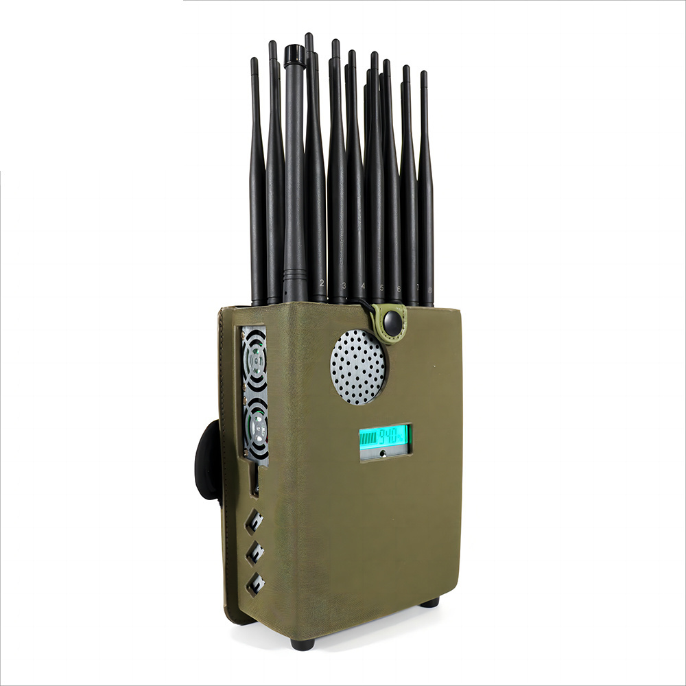 Portable 24-Antenna Cellphone Signal isolator Detector 2G 3G 4G 5G GPS LOJACK VHF UHF WiFi2.4G  interference Antennas Repeaters