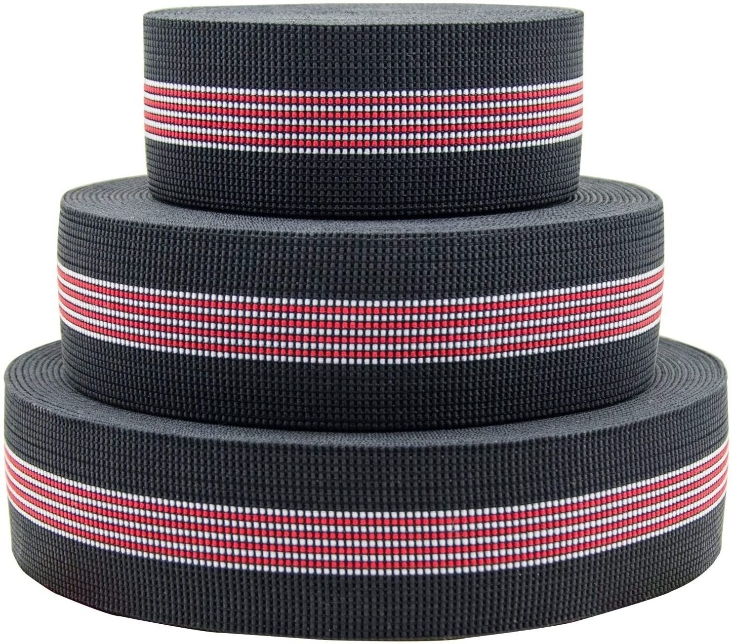 Custom 50mm 3inch Wide High Strength Elastic Sofa Band Elastic Webbing For Sofa