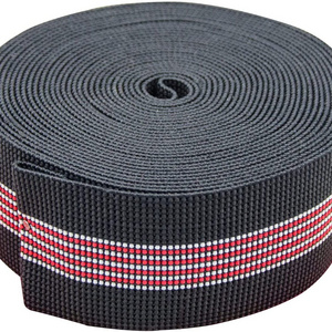 Custom 50mm 3inch Wide High Strength Elastic Sofa Band Elastic Webbing For Sofa