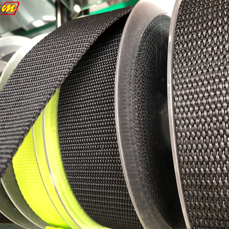 Custom 25Mm Recycled Soft Printed Nylon Webbing,1 Inch High Quality Heavy Twill Polyester PP Webbing For Safety Belt And Bag