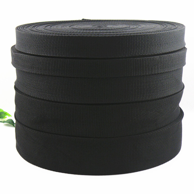 Custom 25Mm Recycled Soft Printed Nylon Webbing,1 Inch High Quality Heavy Twill Polyester PP Webbing For Safety Belt And Bag