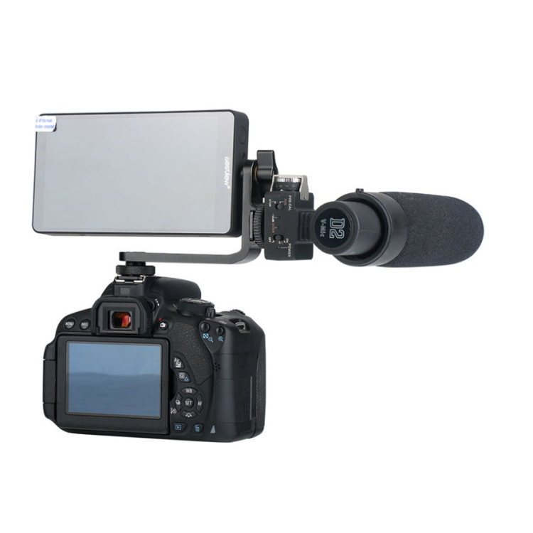 L-Shape Bracket Holder for Flash Light Camera Mini DV Camcorder with Hot Shoe