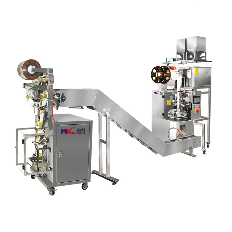 Fully automatic triangular pyramid tea bag packing packaging machine