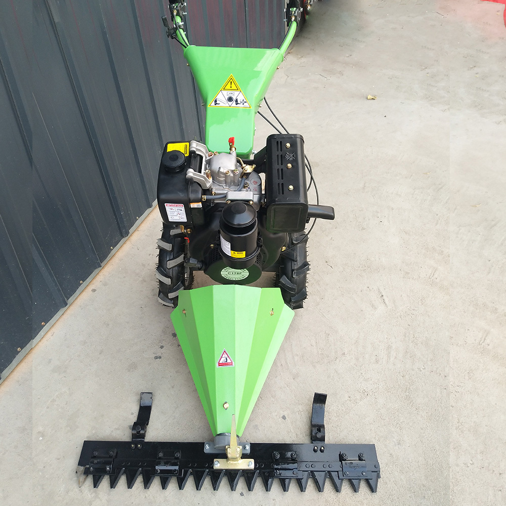 6.5HP  Walk Behind Sickle Bar Mower  FNGQ-80/90/100/120mm Small Household Lawn Mower  for Sale