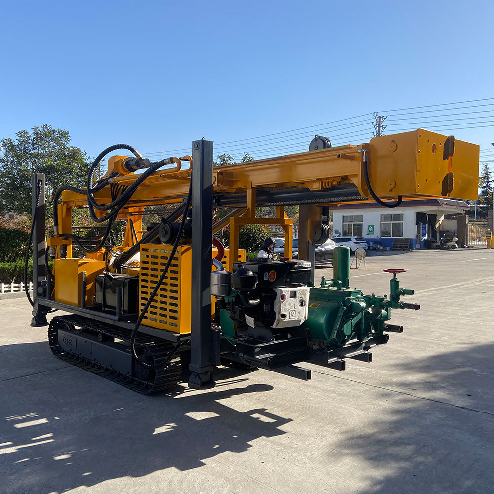 350m depth Hydraulic motor core drilling rig used portable water well drilling rigs for sale