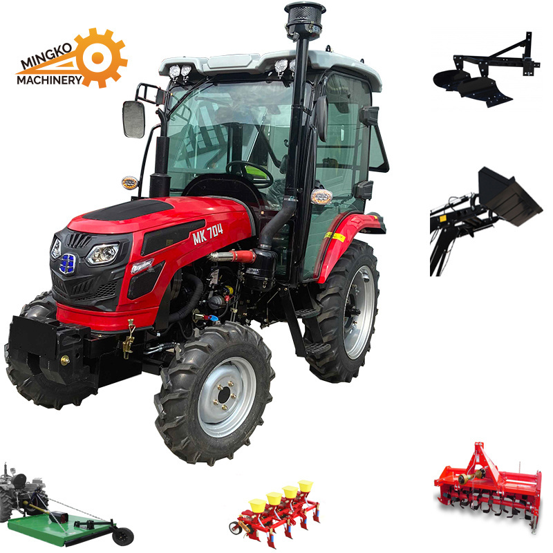 Good Quality and Price Farming Tractors Compact Agricultural Tractor With Backhoe And Front Loader