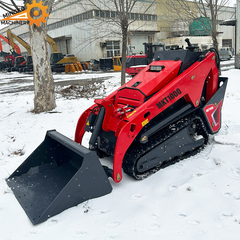 Kubota diesel engine 25hp miniskid loader multi function agriculture with attachments mlt  mulcher