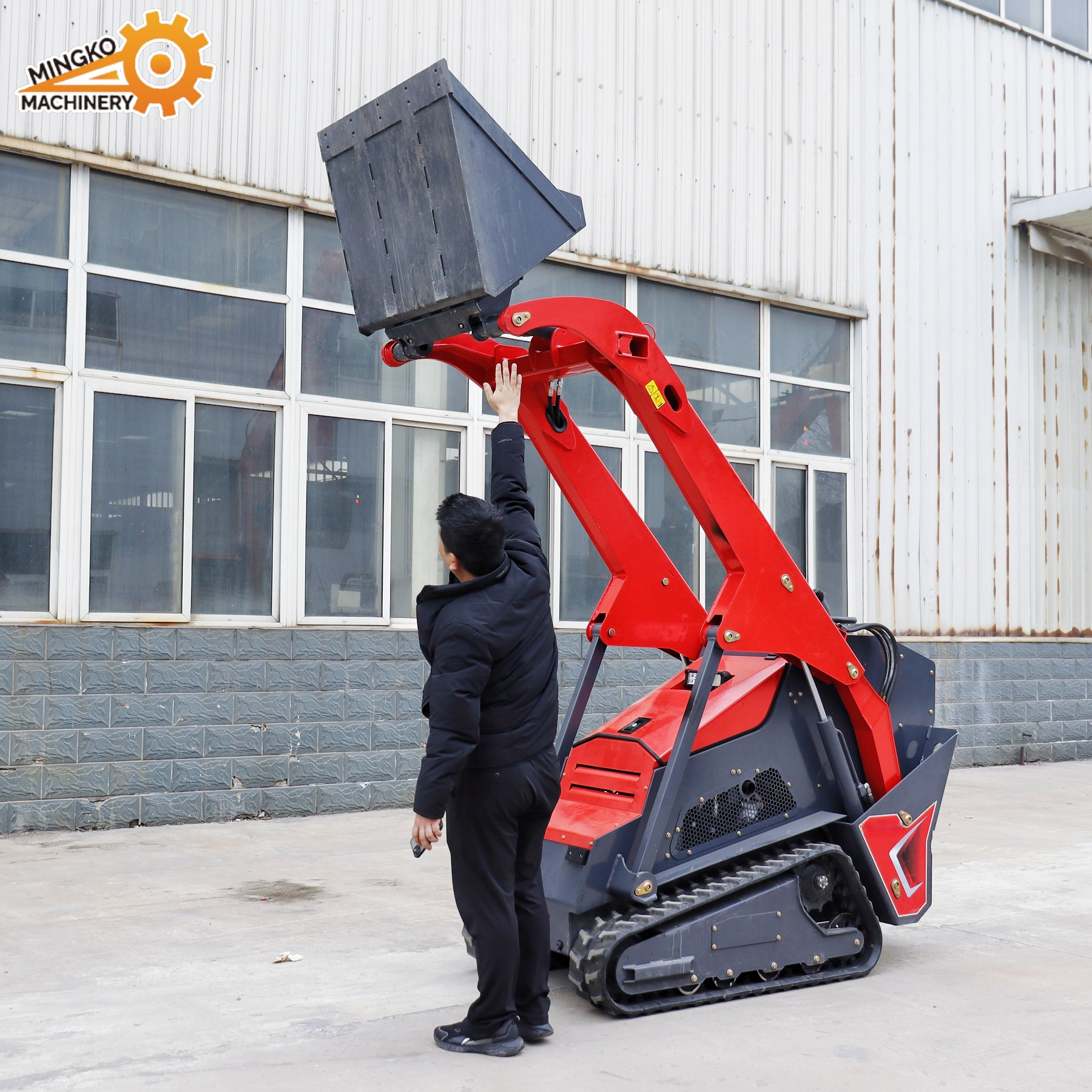 FREE SHIPPING CE/EPA China skid steer loader mini skid steer wholesale for sale skid steer mini loader bucket