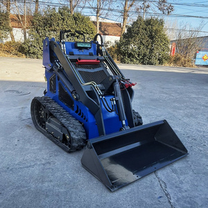 FREE SHIPPING!! Cheap Mini Skid Steer Loader Diesel Mini Skid Steer Brand New Loaders For Sale Wheel Loader Mini 380KG 500KG