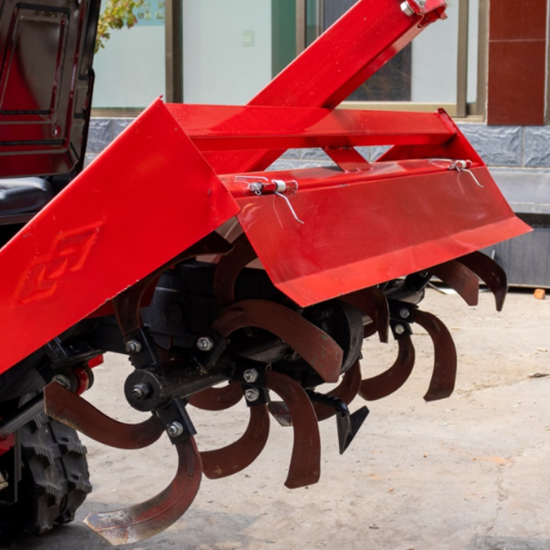 Farm Crawler Rotary Tractor Tiller Trailed Rotary Cultivator for Sale