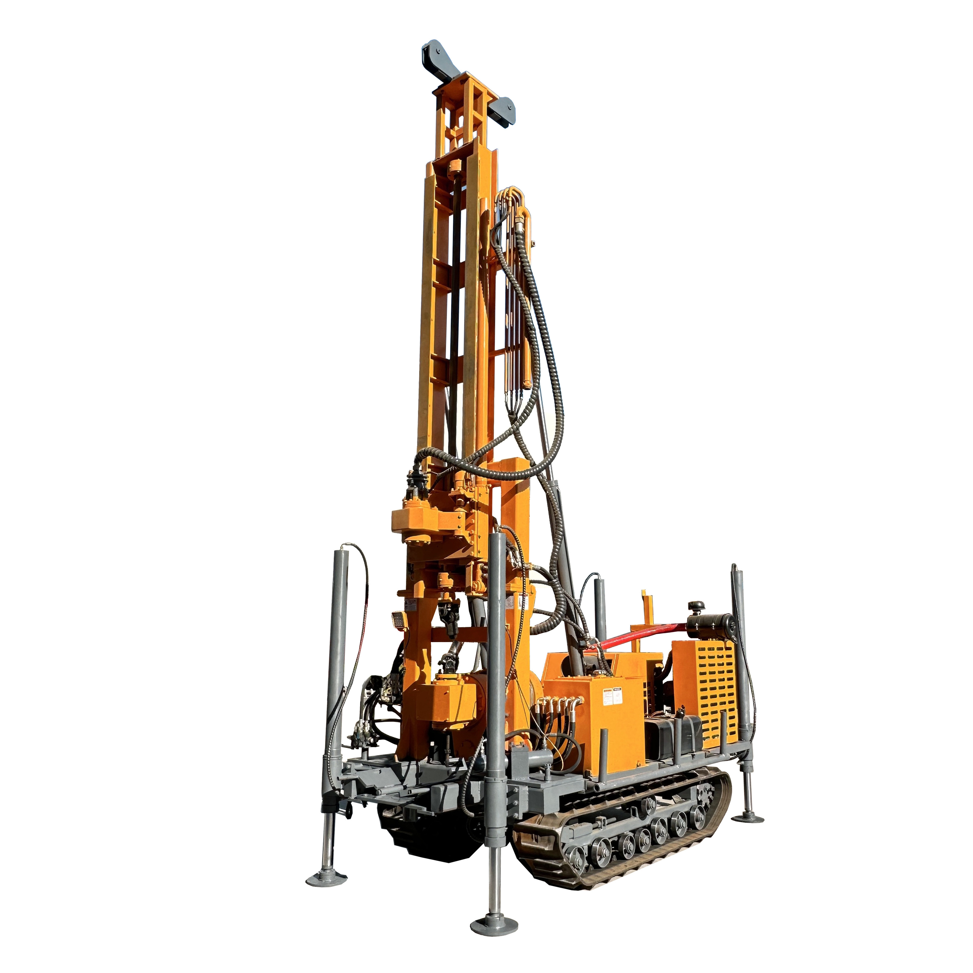 Factory Wholesale 200m Small Water Well Drilling Machine Portable Borehole Tripod Down-the-hole Drill Rig