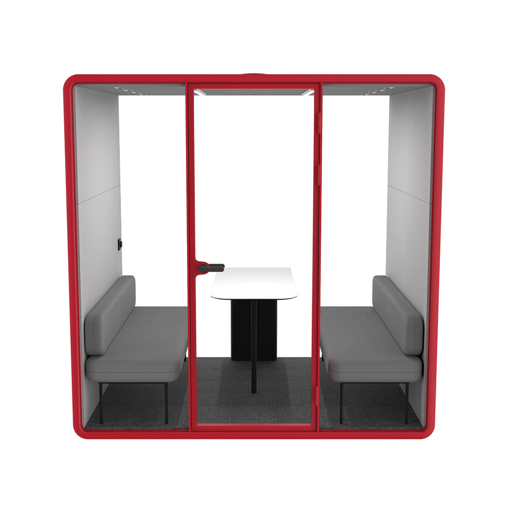 Stand alone privacy phone booth design be 35db sound proof Promotion phone booths soundproof meeting pod for sale