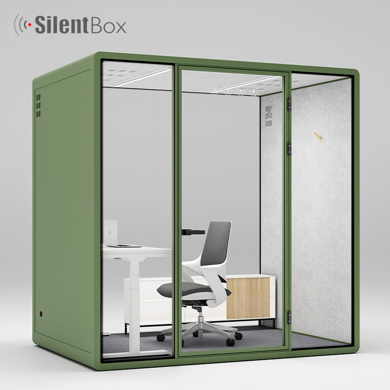 New Design Easy Installation Studio Drum Booth Acoustic Soundproof Telephone Booth